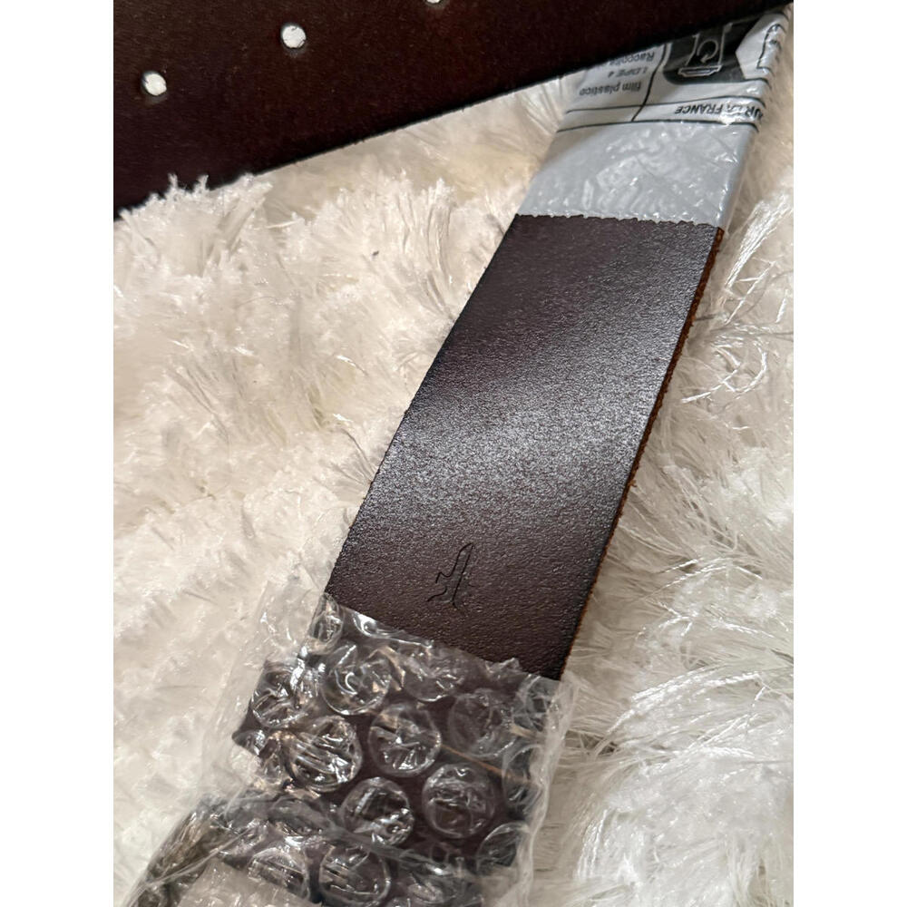 NWT! Frye Flat Leather Belt Size Large - Picture 5 of 9